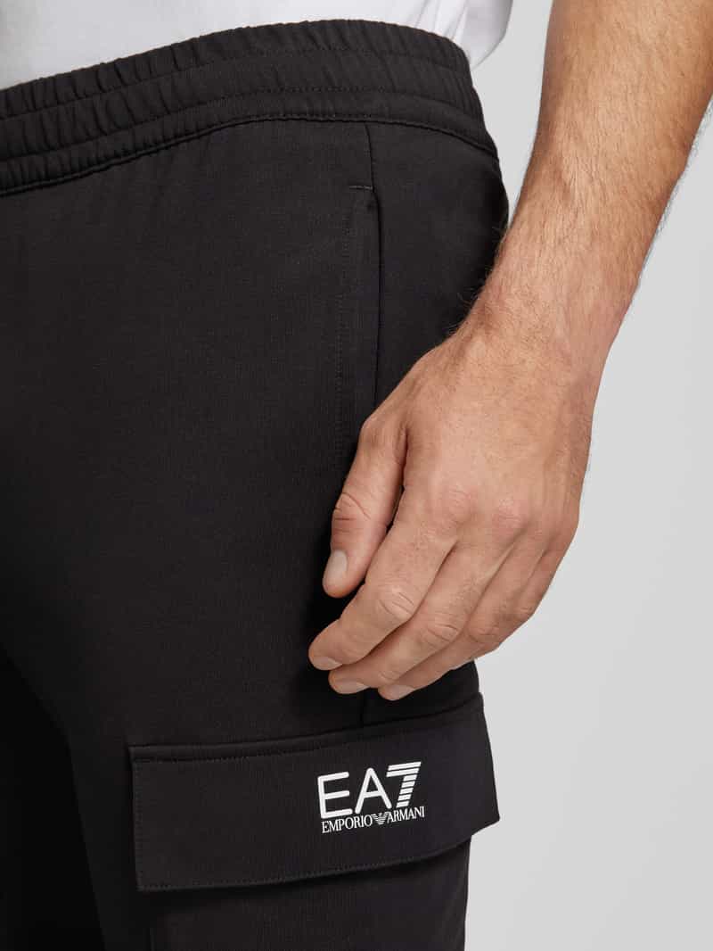 EA7 Emporio Armani Sweatpants met labelprint