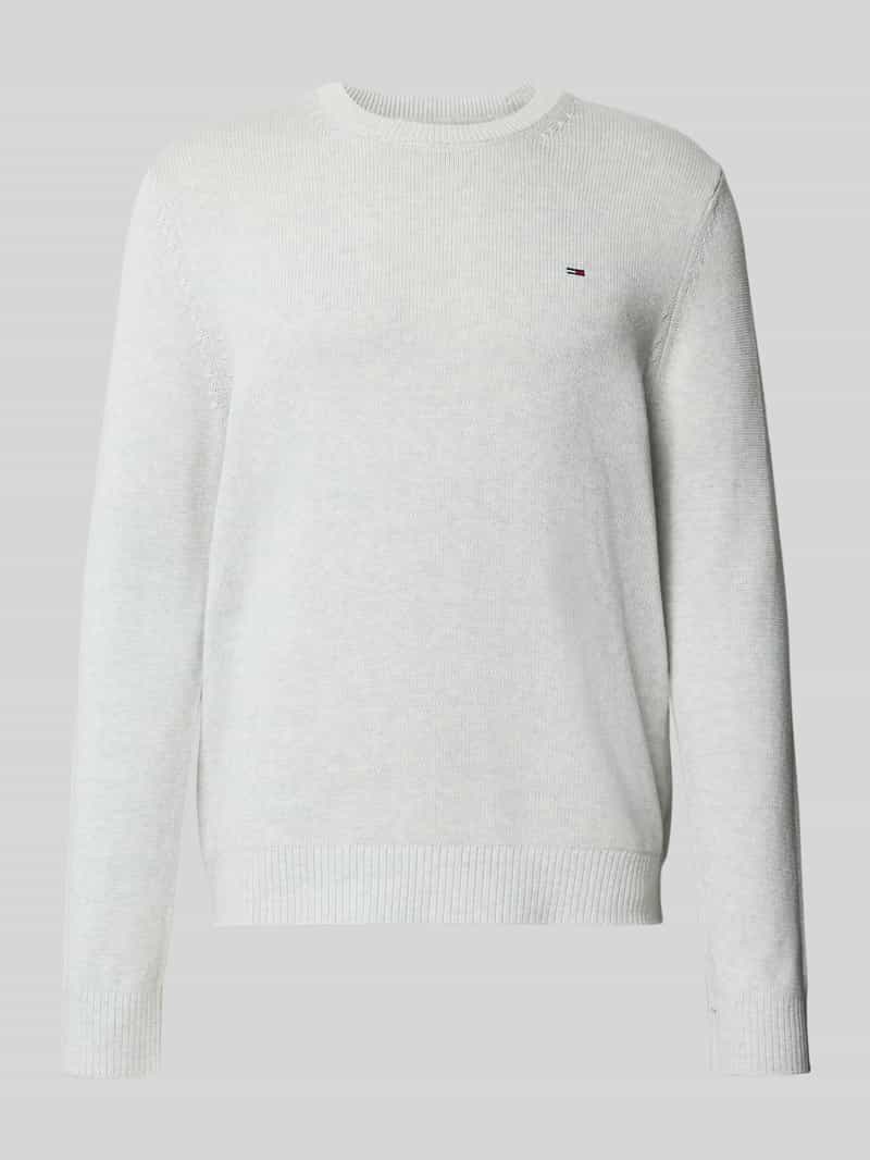 Tommy Jeans Regular fit gebreide pullover van zuiver katoen