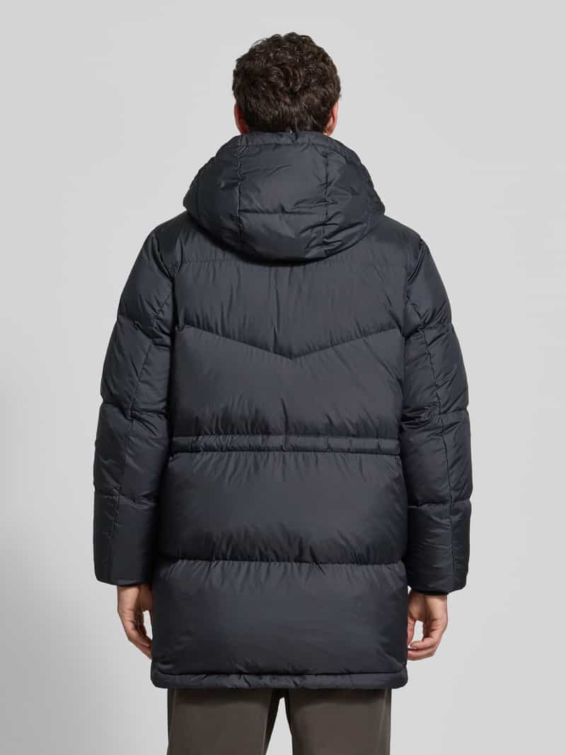 Marc O'Polo DENIM Regular fit gewatteerde mantel met capuchon