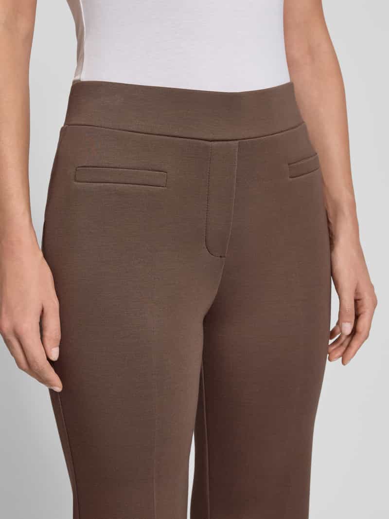 Christian Berg Woman Flared fit stoffen broek van viscosemix