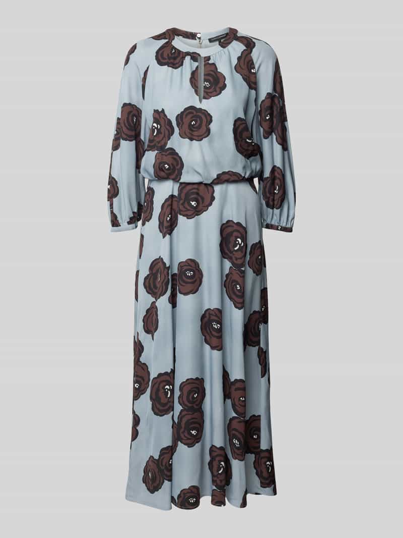 LUISA CERANO Midi-jurk met 3 4-mouwen