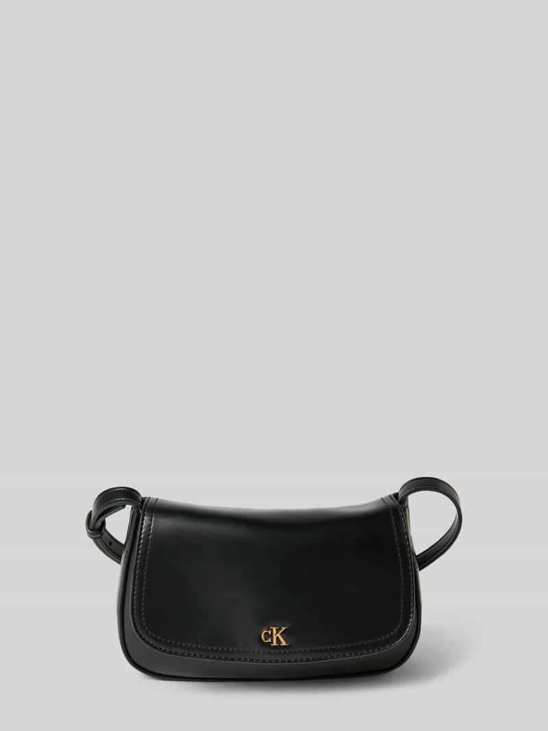 CK Calvin Klein Handtas met labelapplicatie en schouderband