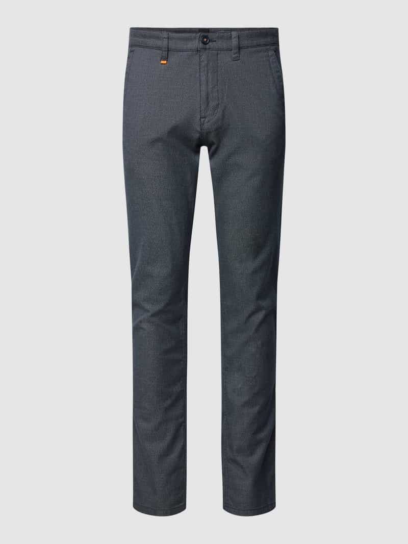 Boss Orange Slim fit chino met steekzakken, model 'SCHINO'