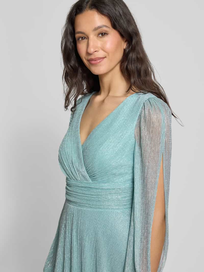 TROYDEN COLLECTION Avondjurk in wikkellook