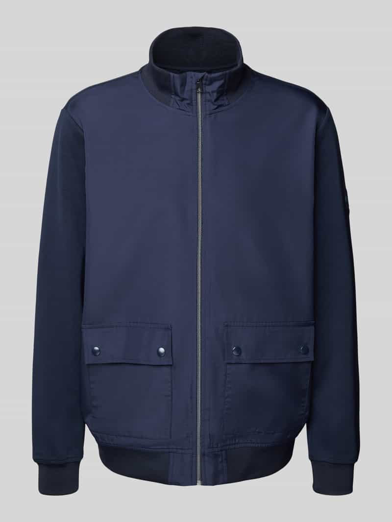 Christian Berg Men Sweatjack met opstaande kraag
