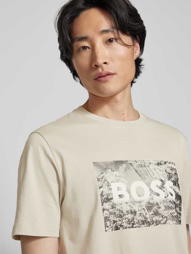 Boss Orange T-shirt met motiefprint