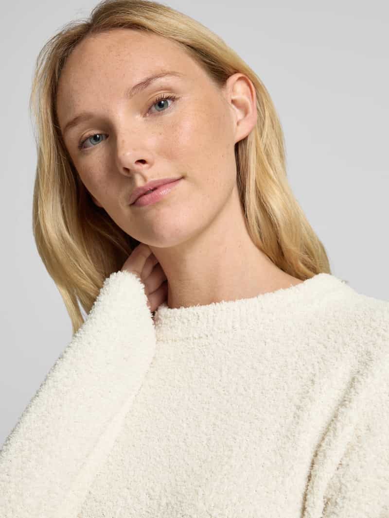 Jake*s Casual Oversized gebreide pullover met ribboorden