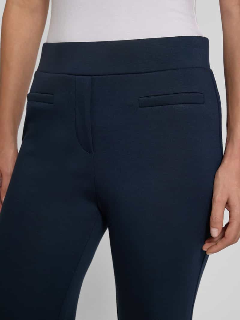 Christian Berg Woman Flared fit stoffen broek van viscosemix