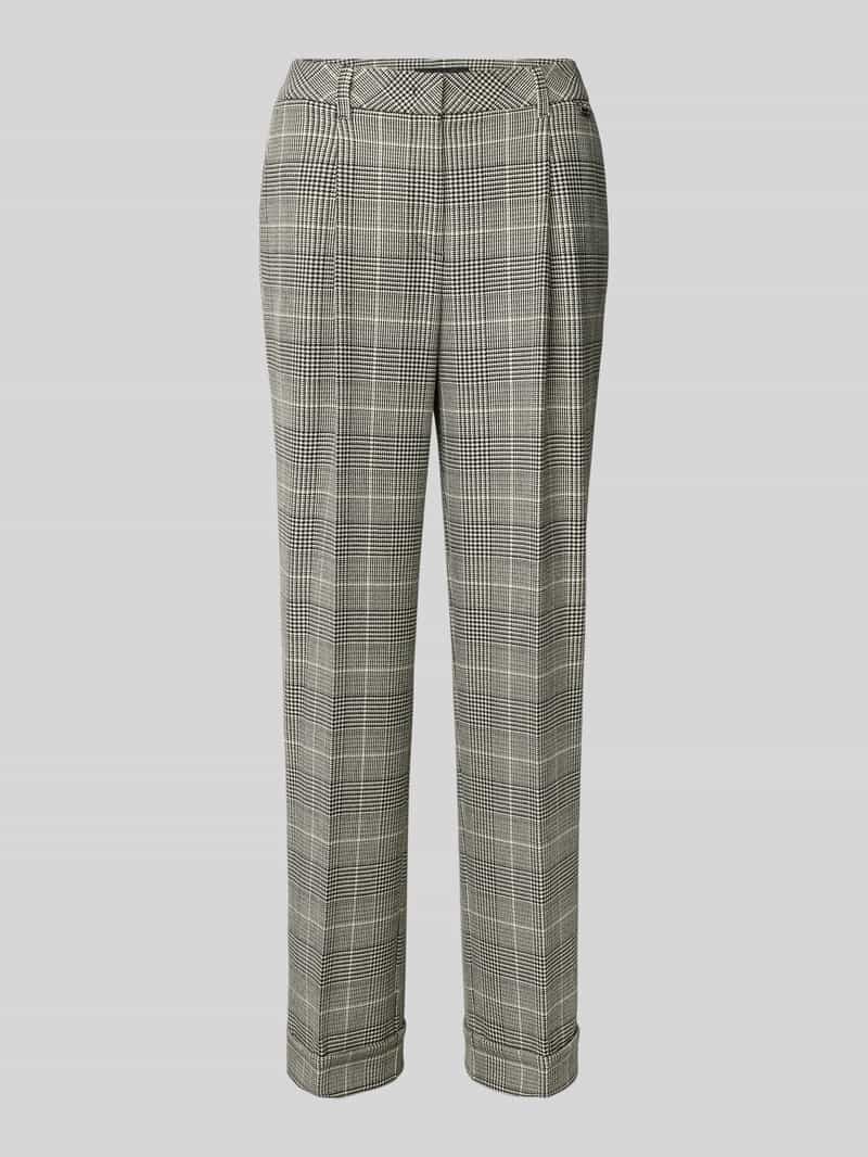 Marc Cain Stoffen broek met Franse steekzakken