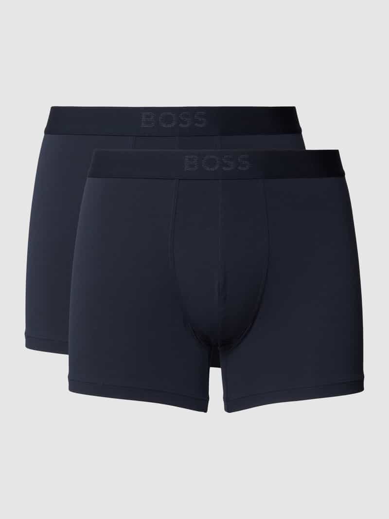 Boxershort met logo in band in een set van 2 stuks, model 'UltraSoft'