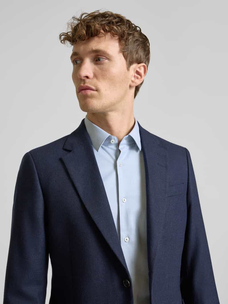 Boss Slim fit zakelijk overhemd met kentkraag model 'Hank'