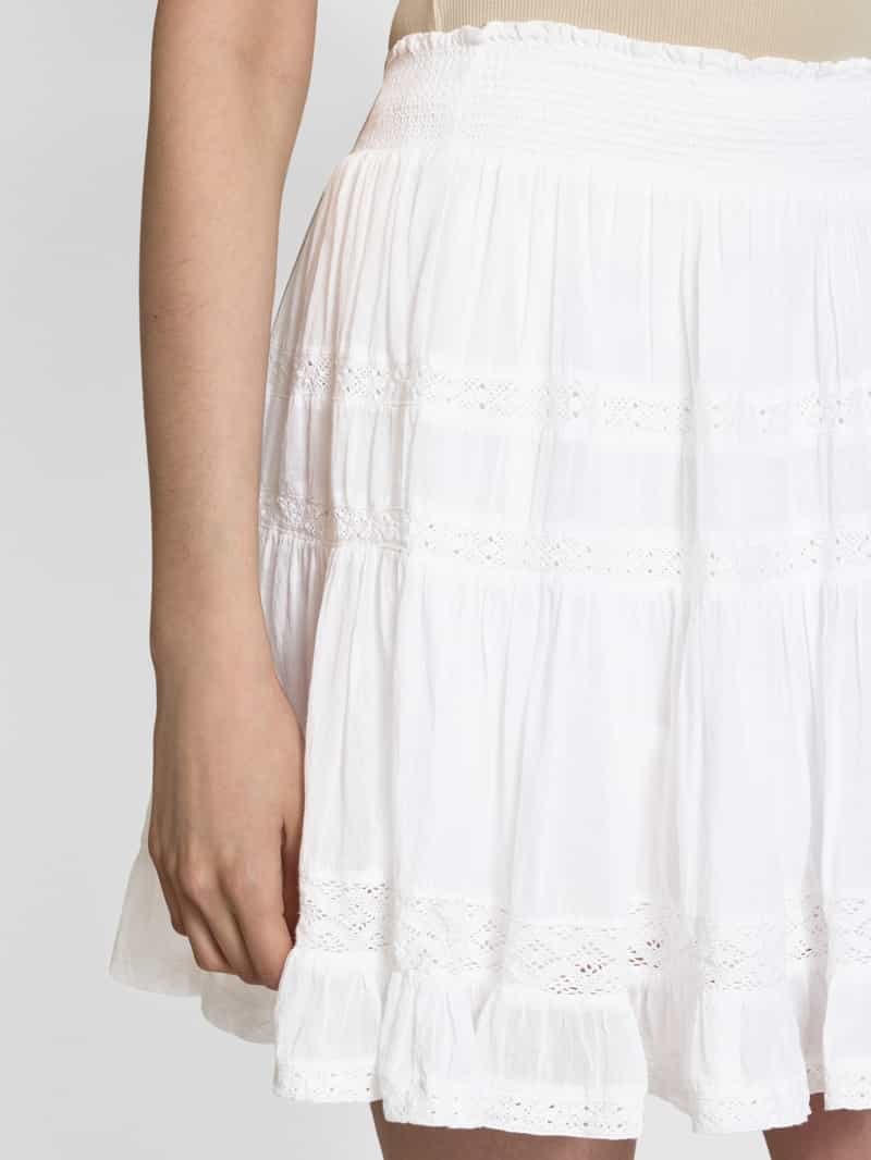 NEO NOIR Minirok met gehaakt kant model 'Callia'