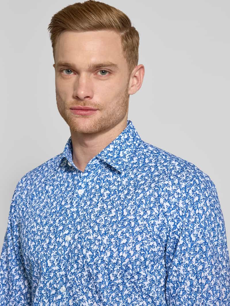 HUGO Regular fit zakelijk overhemd met kentkraag model 'Kenno'