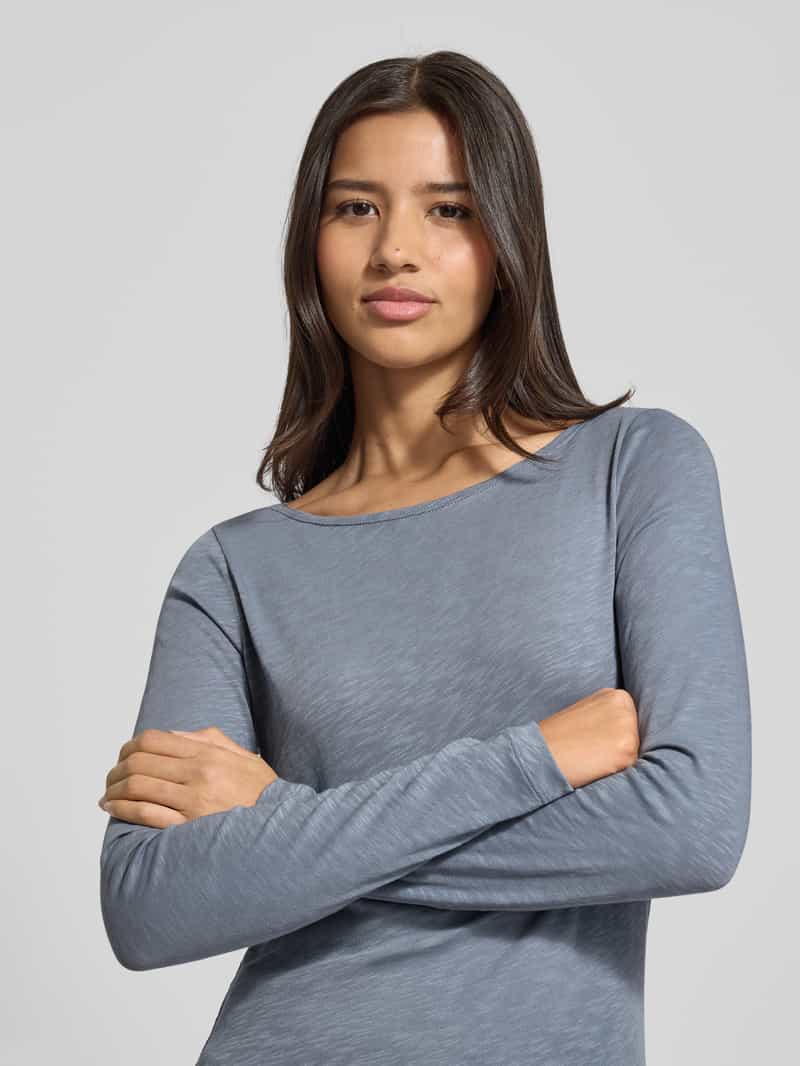 Marc O'Polo Slim fit shirt met lange mouwen van puur katoen