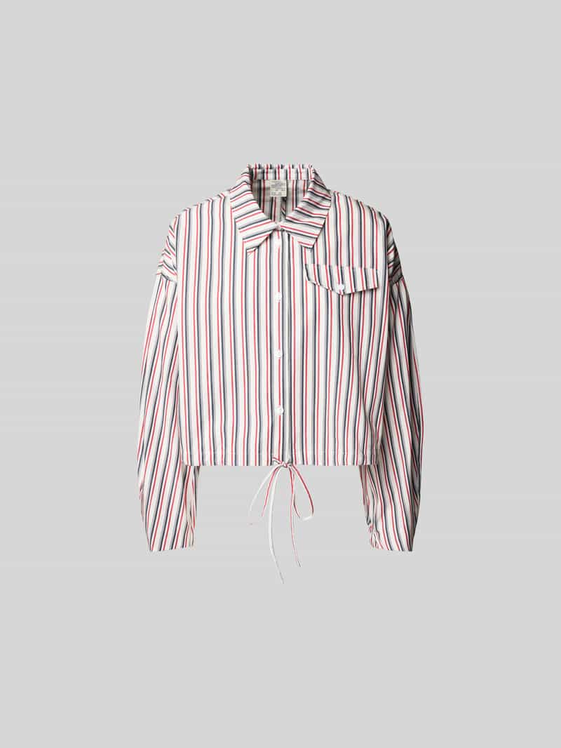 Relaxed fit overhemdblouse met knoopsluiting