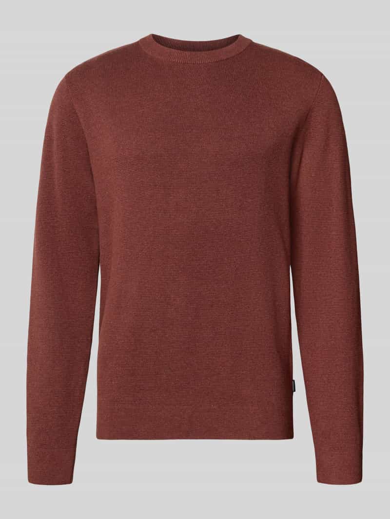 JACK & JONES Premium Gebreide pullover met ribboorden model 'BLAMILANO'