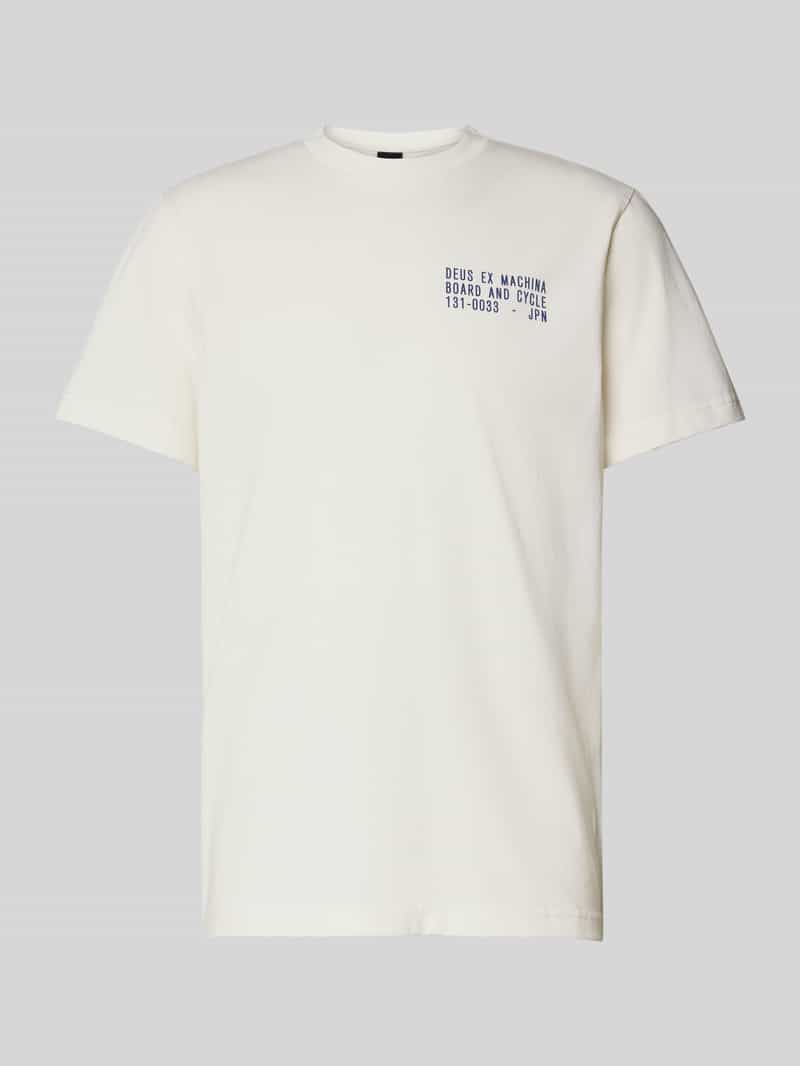 DEUS EX MACHINA T-shirt met labelprint