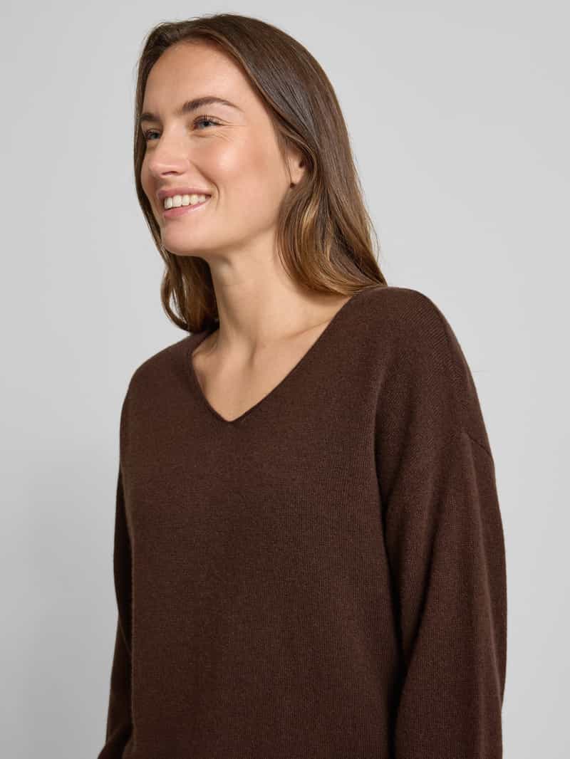 LUISA CERANO Gebreide pullover van een mix van katoen en kasjmier
