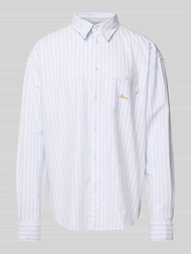 BLKVIS Relaxed fit vrijetijdsoverhemd met borstzak model 'SCRIPT'