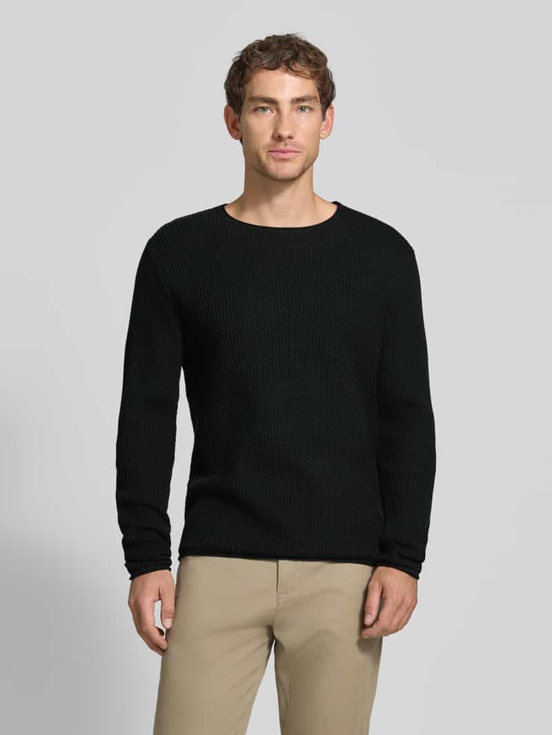 JACK & JONES Premium Gebreide pullover met structuurpatroon model 'BLUMASON'