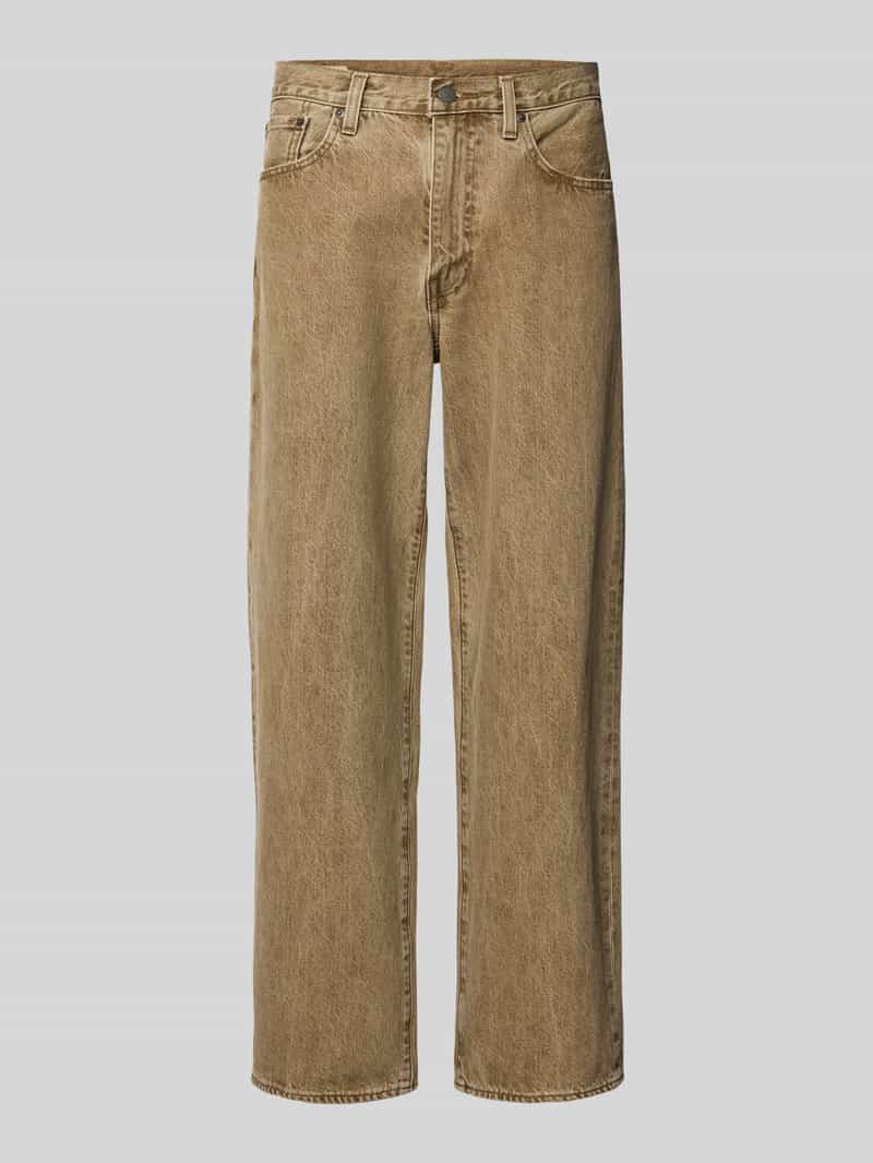 Levi's Straight fit jeans van puur katoen in 5-pocketmodel