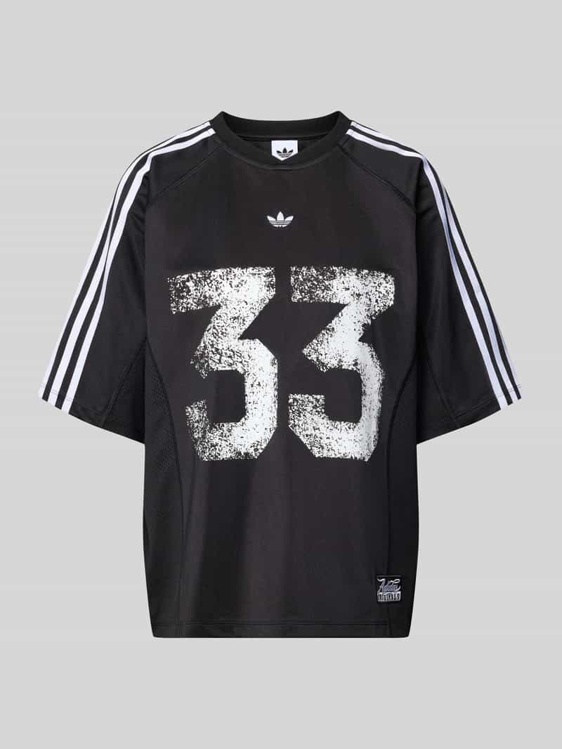 Adidas Originals Regular fit t-shirt met gestikt logo