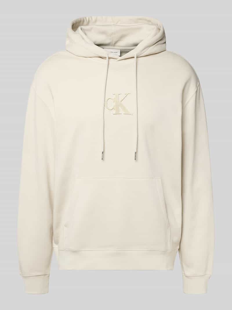 Calvin Klein Jeans Regular fit hoodie met logopatch model 'Fleece'