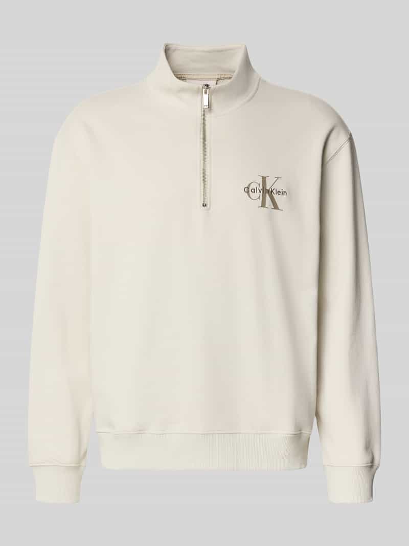 Calvin Klein Jeans Sweatshirt met opstaande kraag
