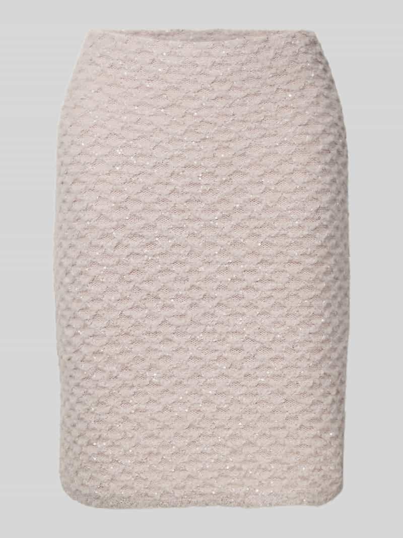 Marc Cain Minirok van effectgaren met structuurmotief