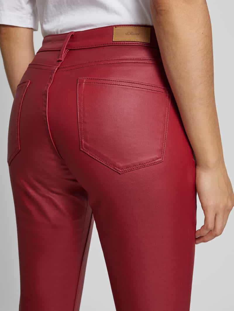 s.Oliver RED LABEL Slim fit slim leg jeans met katoen model 'BETSY'