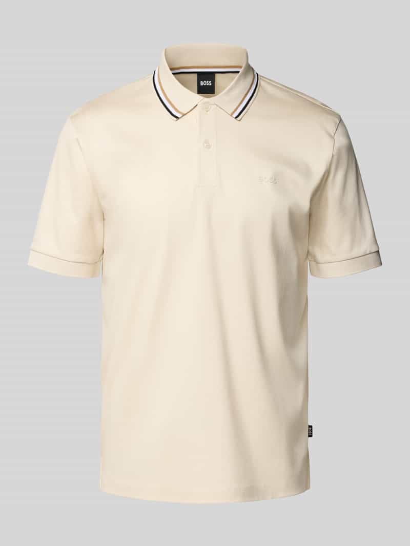 Boss Slim fit poloshirt van puur katoen