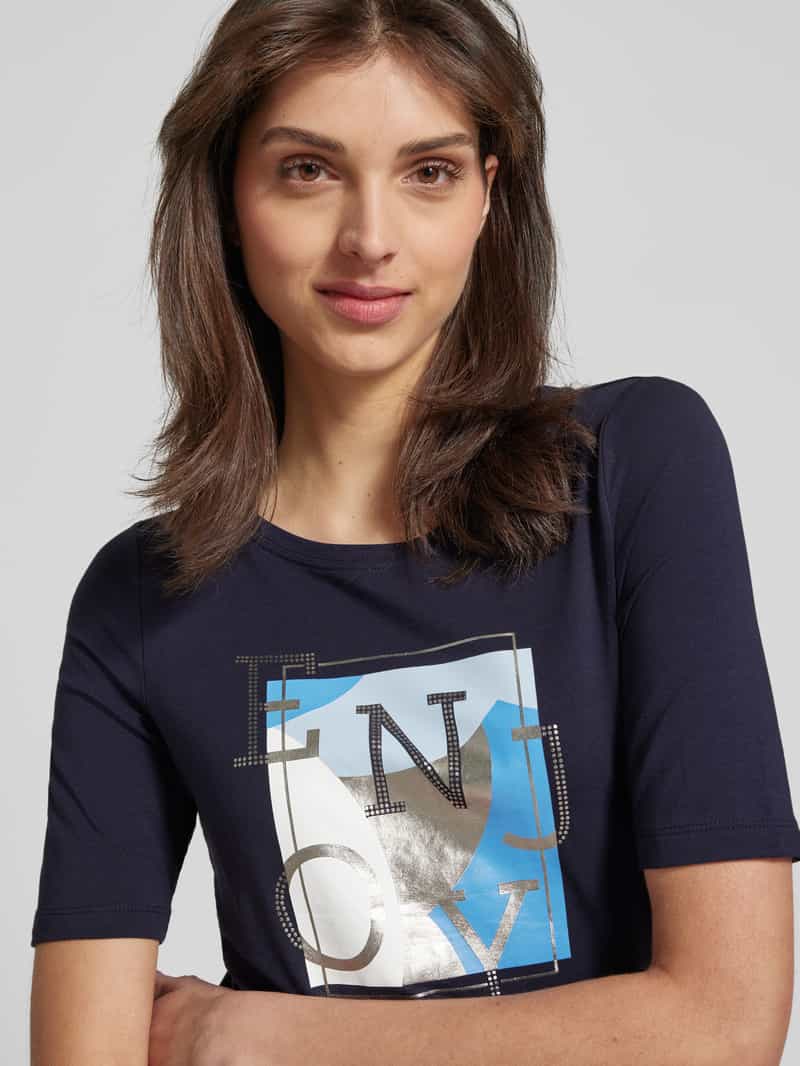 s.Oliver RED LABEL Regular fit T-shirt met statementprint