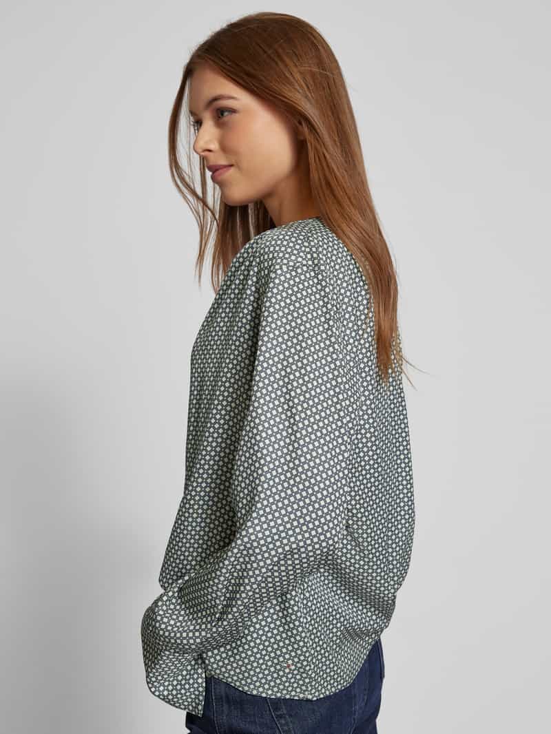 Tommy Hilfiger Regular fit blouse met V-hals