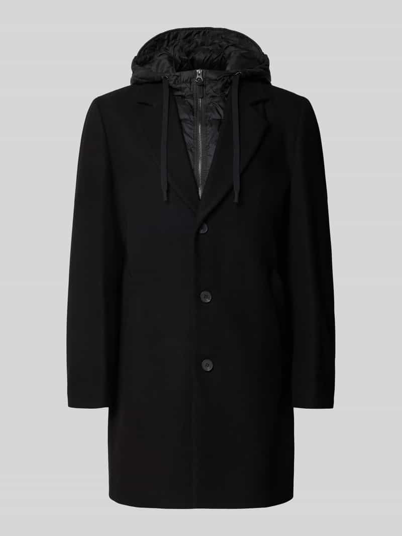 Antony Morato Regular fit lange jas met reverskraag model 'Malcom'