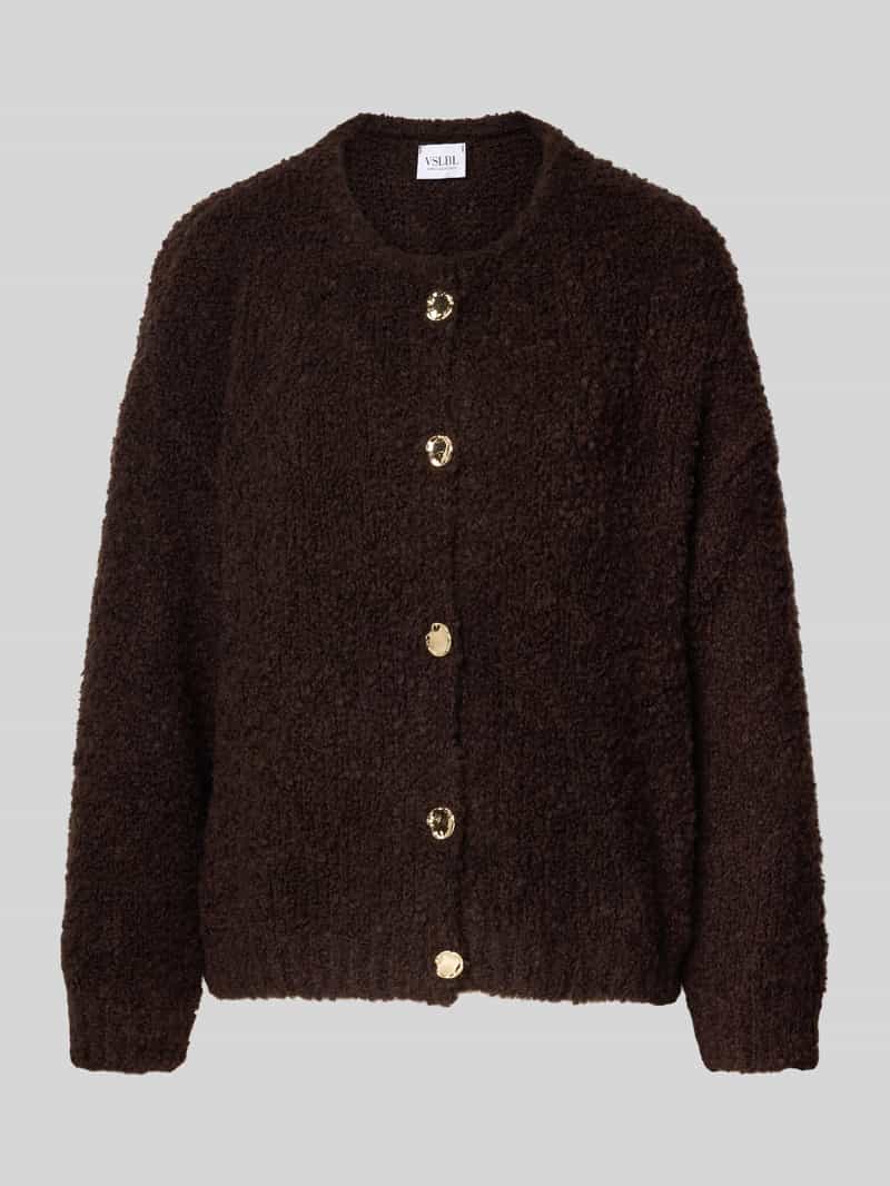 VILLA SOPHIE Loose fit gebreid jack met wol