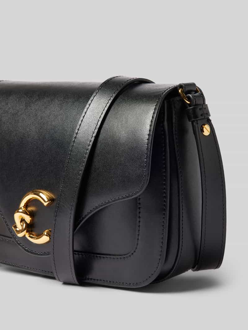 Coccinelle Handtas met labeldetail