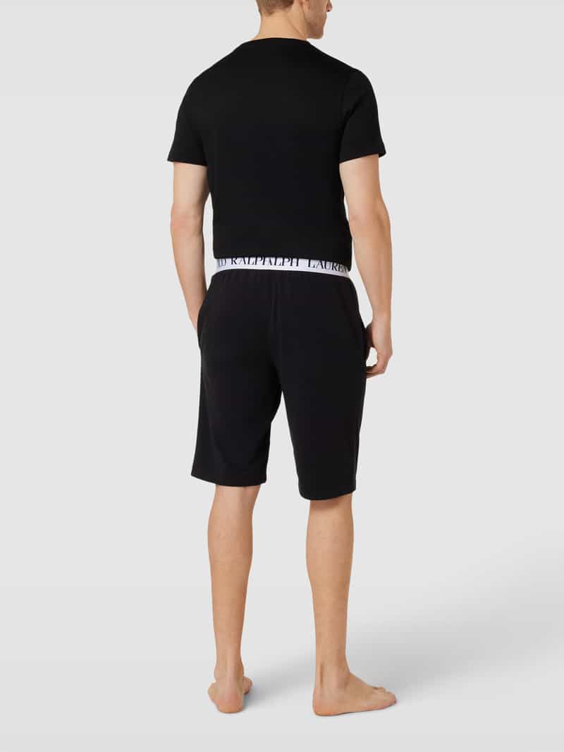 Sweatshorts met elastische band met logo, model 'FLEECE' Polo Ralph Lauren Underwear