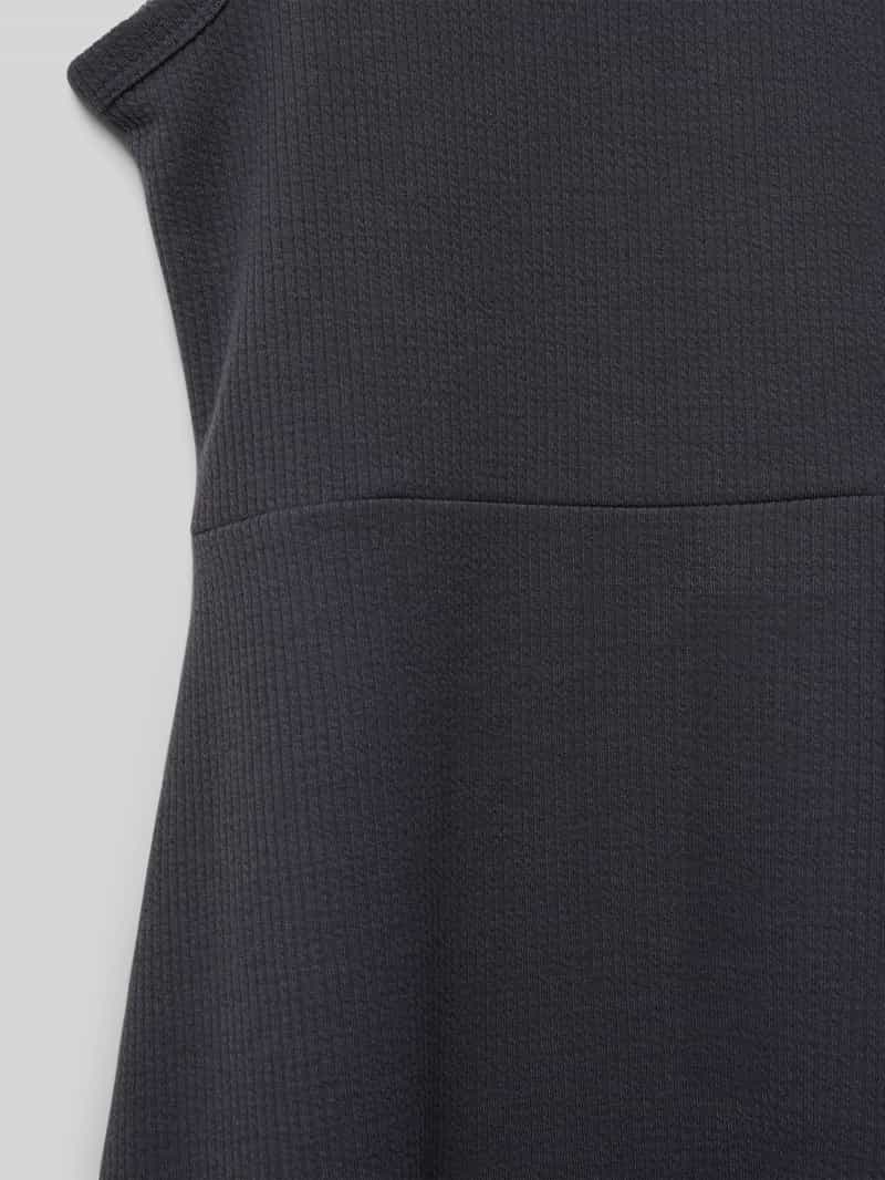 Tom Tailor Licht uitlopende mini-jurk in ribstructuur