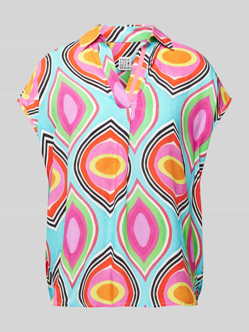 Emily Van den Bergh Comfortabele blouse van pure viscose