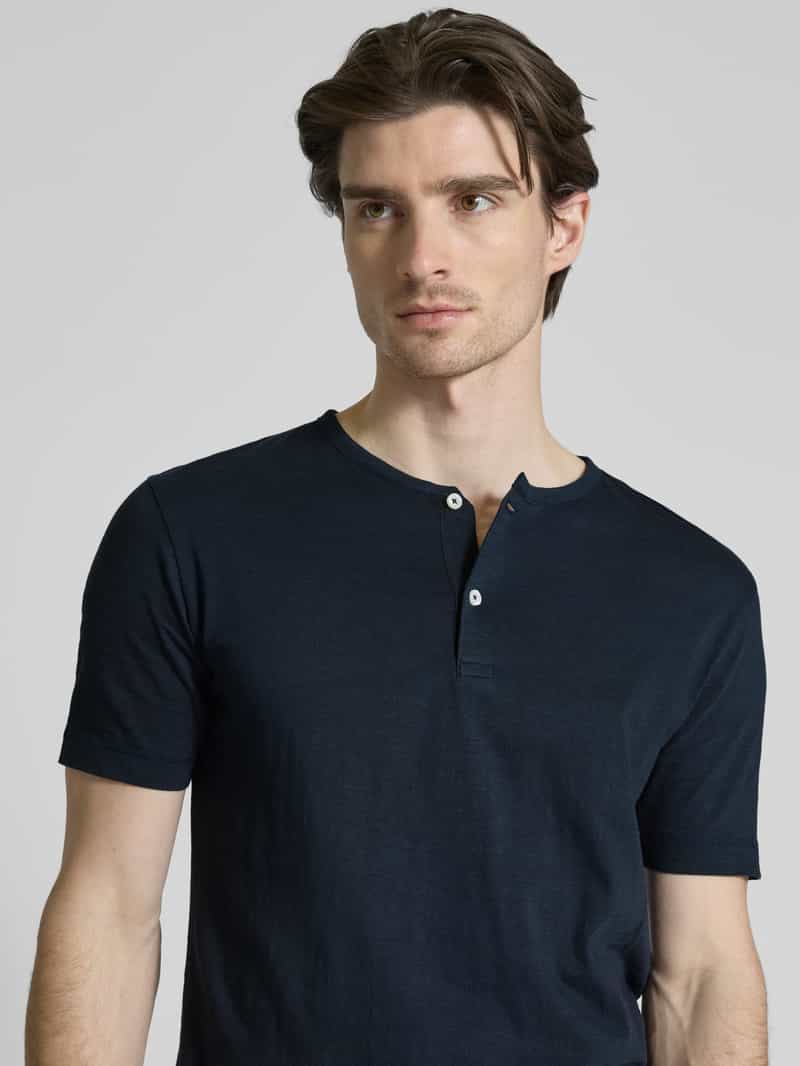 Marc O'Polo Regular fit henley-shirt van puur katoen