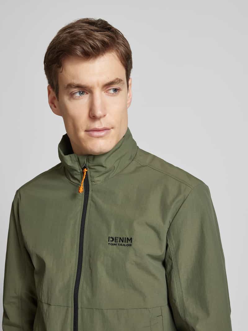 Tom Tailor Denim Regular fit functioneel jack met labelstitching