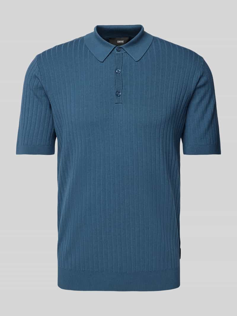 CINQUE Slim fit poloshirt met knoopsluiting, model 'NUPE'