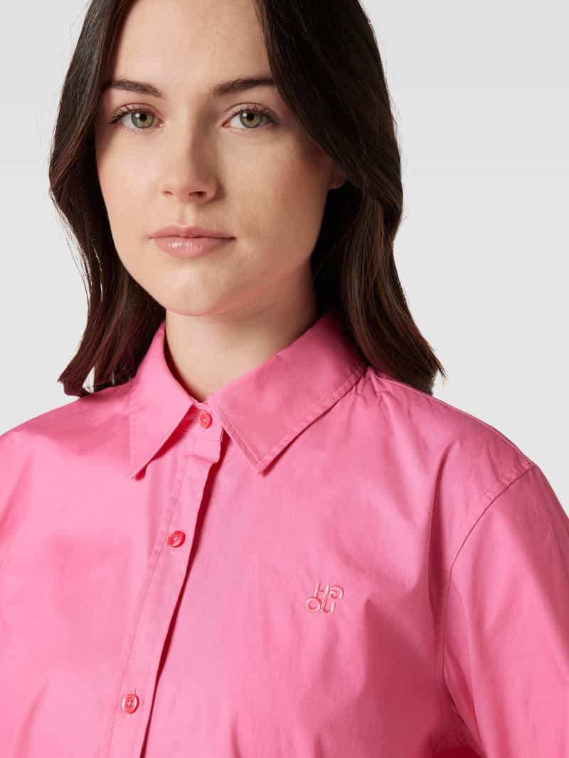 HUGO Overhemdblouse met doorlopende knoopsluiting model 'The Essential'