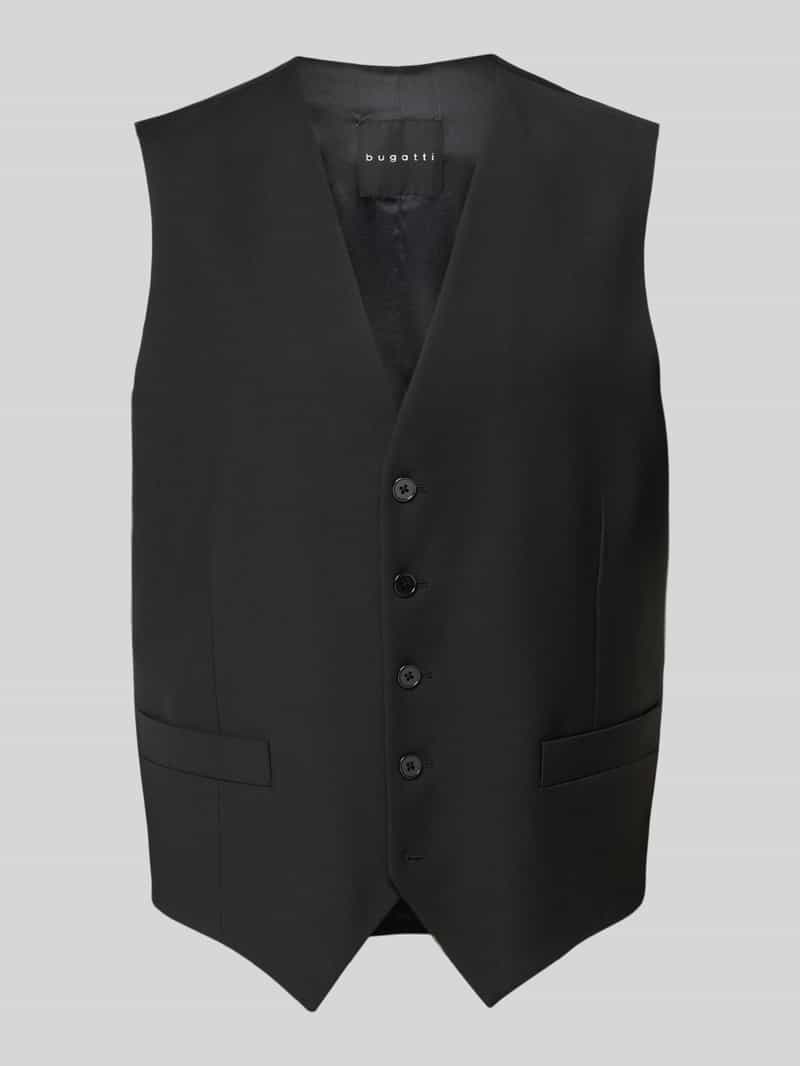 Bugatti Gilet met V-hals