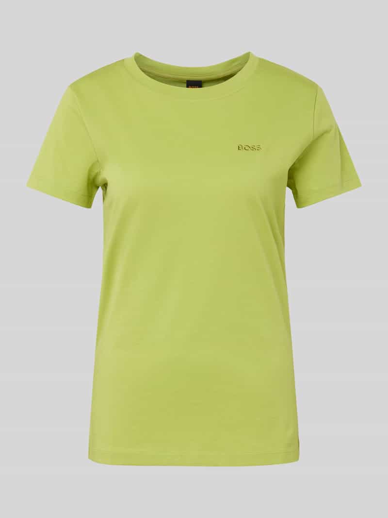 Boss Orange T-shirt met labelstitching model 'Esogo'