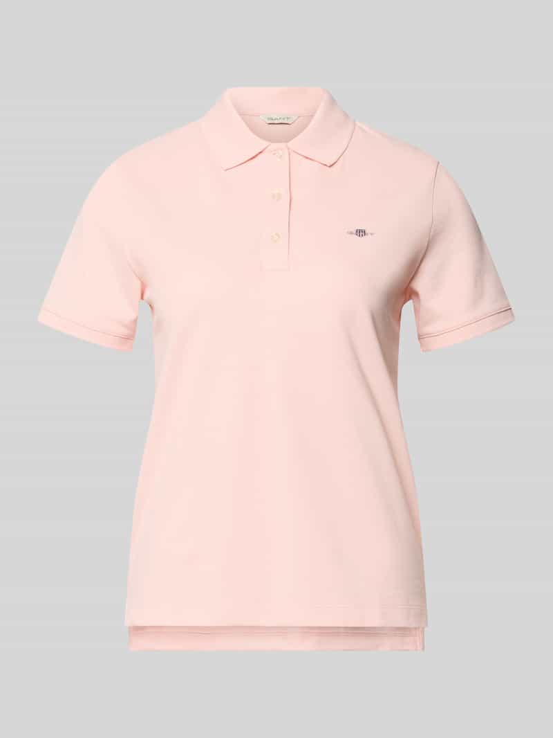 poloshirt met gestikt logo en polokraag