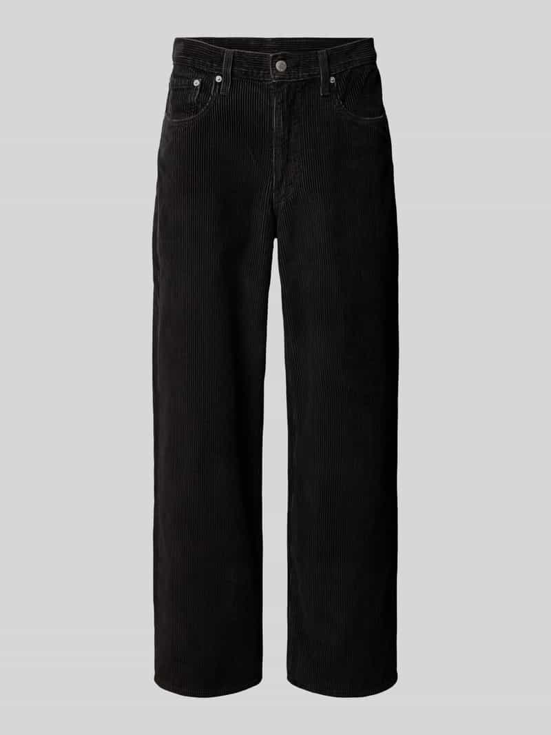 Levi's Baggy fit corduroy broek in 5-pocketmodel model 'METEORITE'
