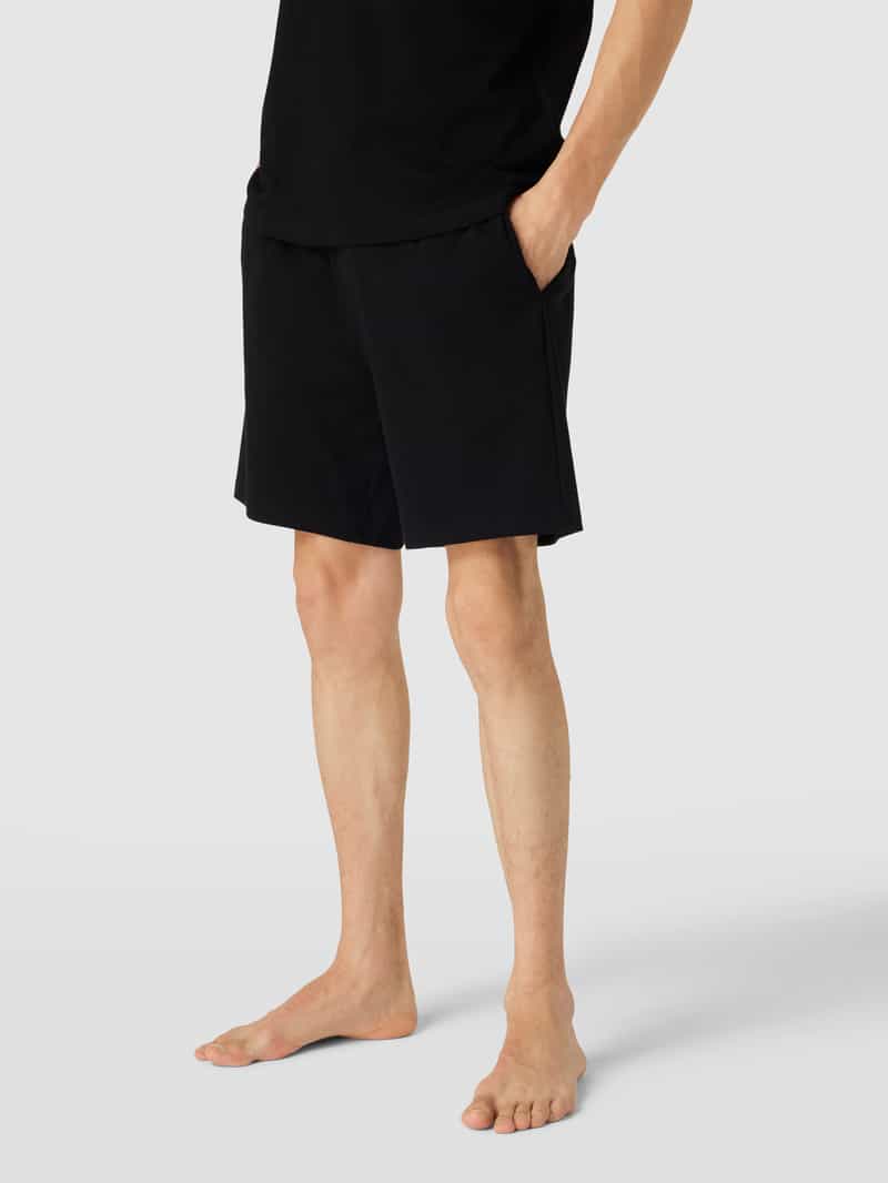 Sweatshorts met labeldetail Christian Berg Men