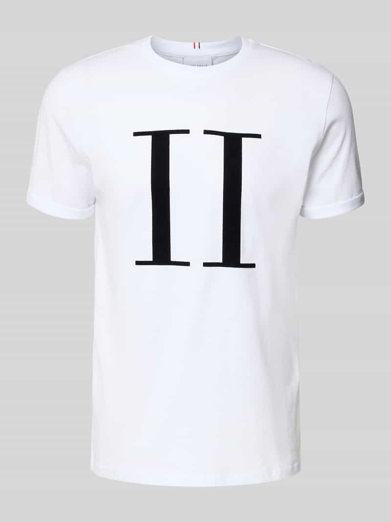 T-shirt met labelprint, model 'Encore'