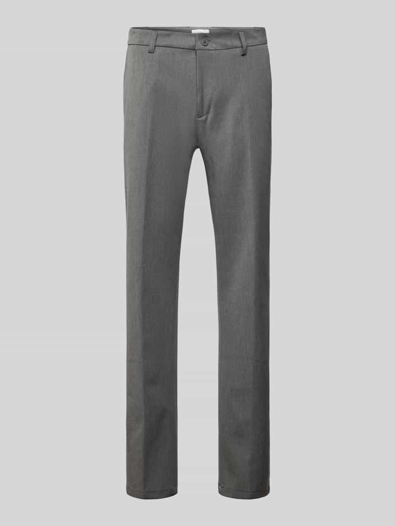Les Deux Regular fit pantalon met riemlussen